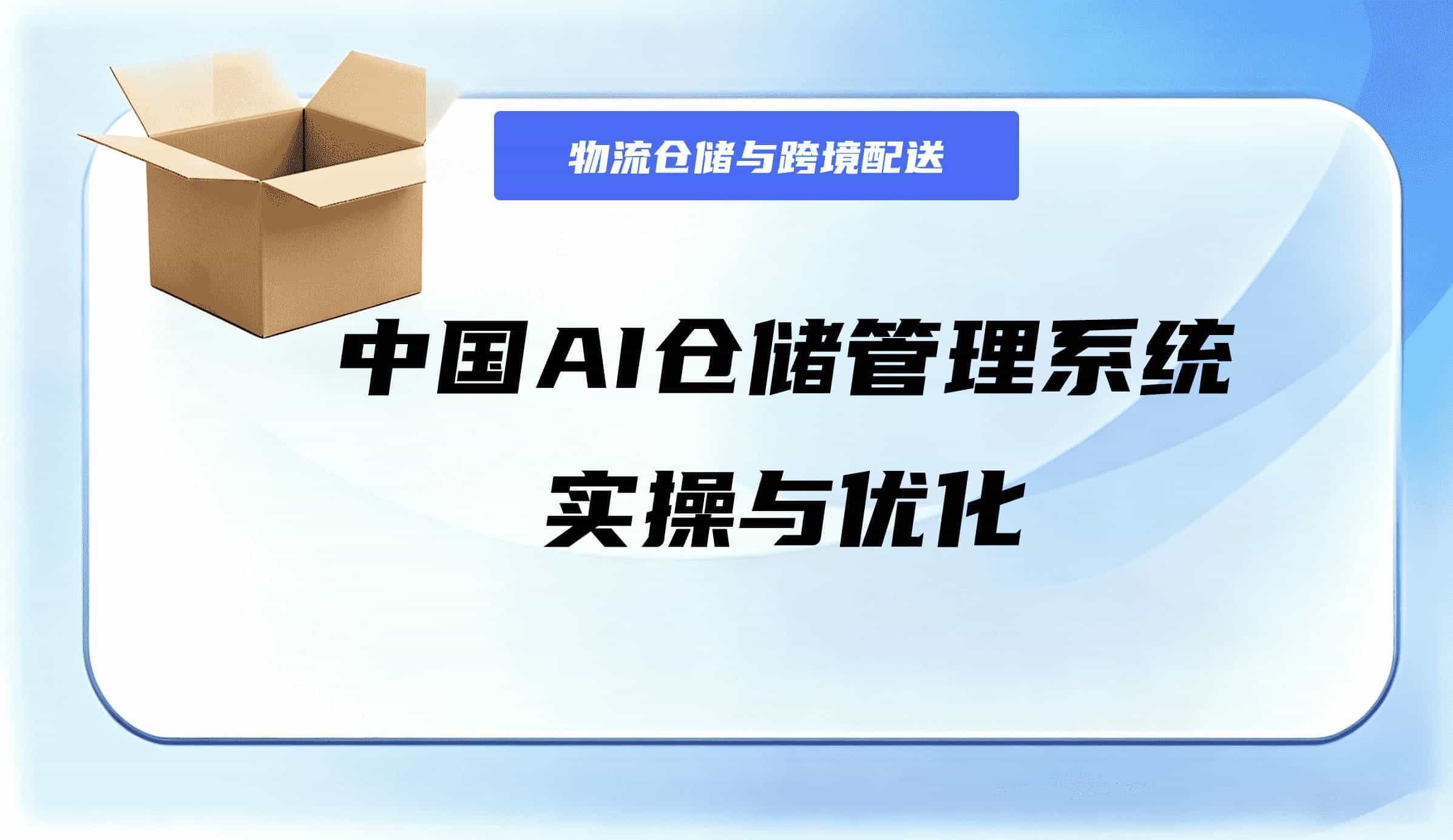 中国AI仓储管理系统实操与优化
